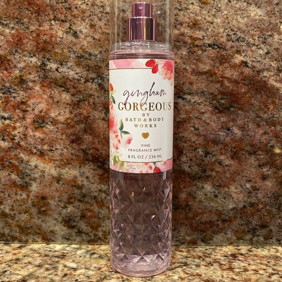 3pc Set💗GINGHAM GORGEOUS💗BBW Fragrance Mist+Body Wash+Body Cream Gift Wrap NWT - Picture 5 of 10